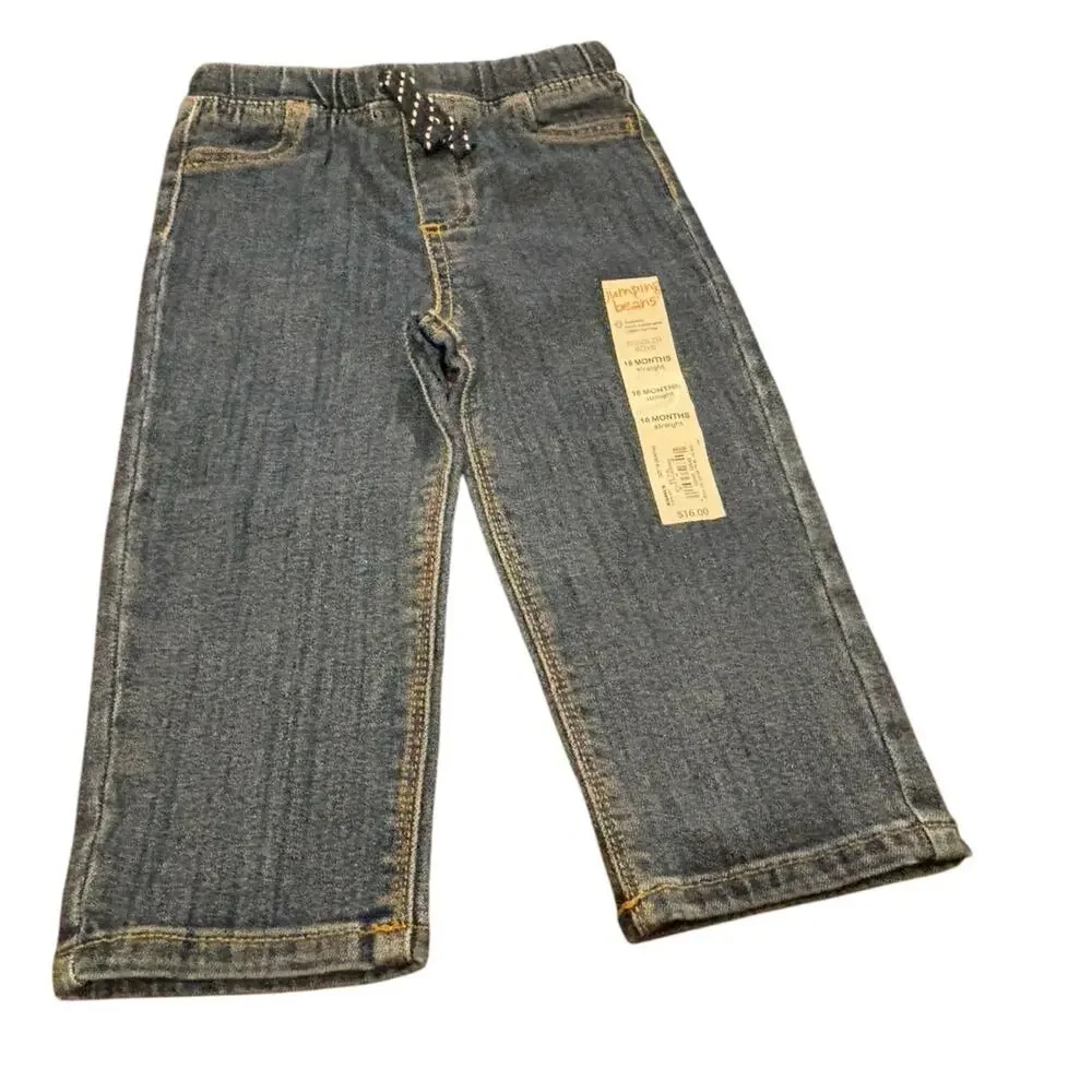 Carter's/Jumping Jacks NWT 18 Months bundle with blue jeans and two LS shirts